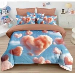                                                    Lenjerie De Pat 5D 6 Piese - 2 Persoane 