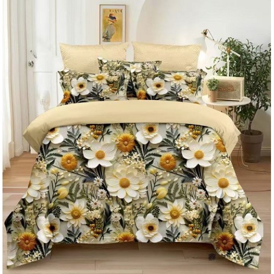                                                    Lenjerie De Pat 5D 6 Piese - 2 Persoane 