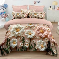                                                    Lenjerie De Pat 5D 6 Piese - 2 Persoane 