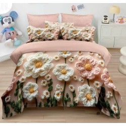                                                    Lenjerie De Pat 5D 6 Piese - 2 Persoane 