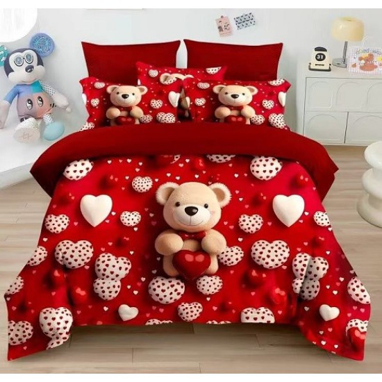                                                    Lenjerie De Pat 5D 6 Piese - 2 Persoane 