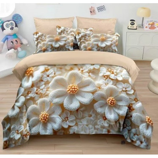                                                    Lenjerie De Pat 5D 6 Piese - 2 Persoane 