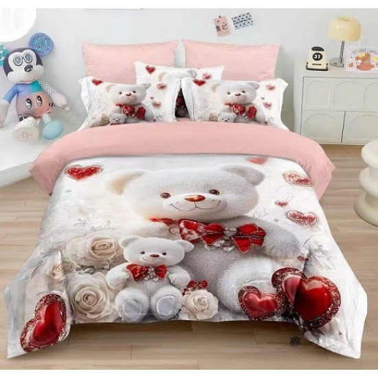                                                    Lenjerie De Pat 5D 6 Piese - 2 Persoane 