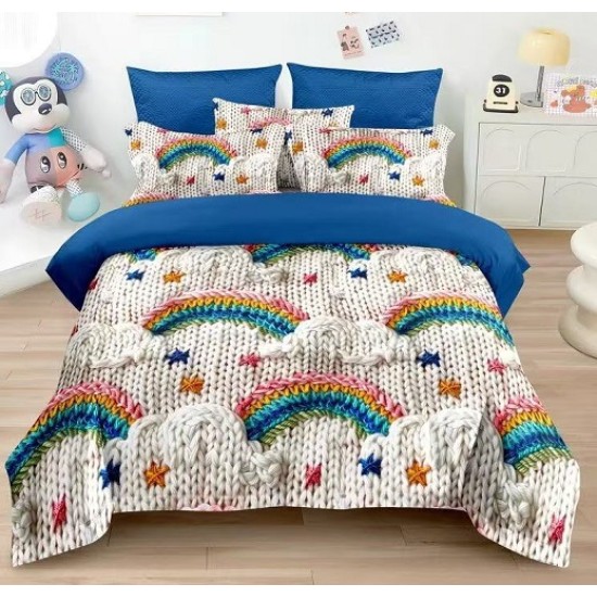                                                    Lenjerie De Pat 5D 6 Piese - 2 Persoane 