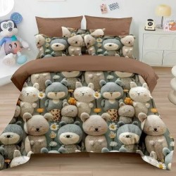                                                    Lenjerie De Pat 5D 6 Piese - 2 Persoane 