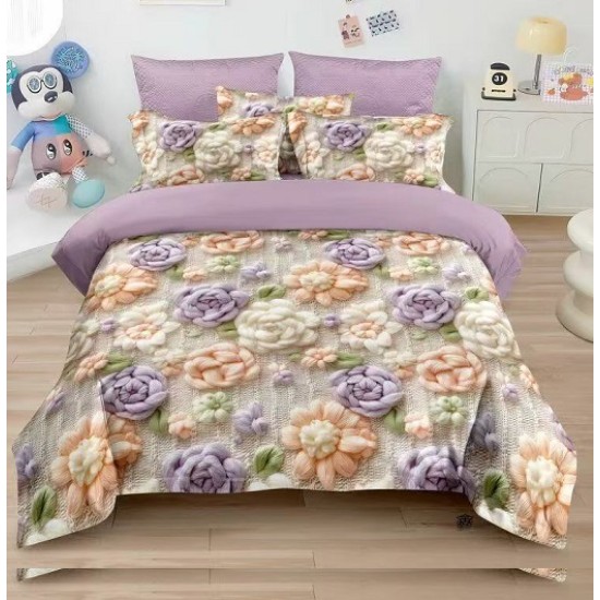                                                    Lenjerie De Pat 5D 6 Piese - 2 Persoane 