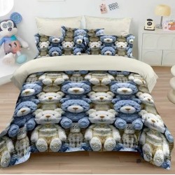                                                    Lenjerie De Pat 5D 6 Piese - 2 Persoane 