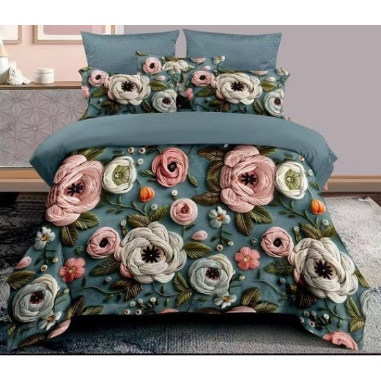                                                    Lenjerie De Pat 5D 6 Piese - 2 Persoane 