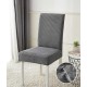                                                 Huse Scaune Elastice Lycra, Set 6 Bucăți, Universale, Lavabile, Protecție Scaun, Culoare Gri 