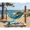                                                    Hamac relaxare textil bicolor 100 x 200 CM cu salculet depozitare