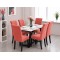                                                  Huse Scaune Elastice Lycra, Set 6 Bucăți, Universale, Lavabile, Protecție Scaun, Culoare Roz Coral