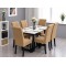                                                  Huse Scaune Elastice Lycra, Set 6 Bucăți, Universale, Lavabile, Protecție Scaun,Culoare Camel