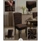                                               Huse Scaune Creponate Elastice, Set 6 Bucăți, Universale, Design Simplu, Maro