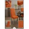                                              Huse Scaune Creponate Elastice, Set 6 Bucăți, Universale, Design Simplu, Orange