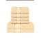  Set Prosoape Bumbac 6 Piese – 420 GSM, Bej, cu Bordură Decorativă