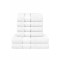  Set Prosoape Bumbac 6 Piese – 420 GSM, Alb, cu Bordură Decorativă