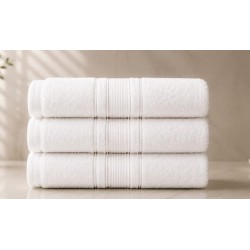   Set 3 Prosoape Medii de Față/Mâini Lux Prestige 650 GSM – 50x90 cm