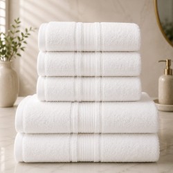   Set Prosoape Lux Prestige 650 GSM – 3 Medii & 2 Mari