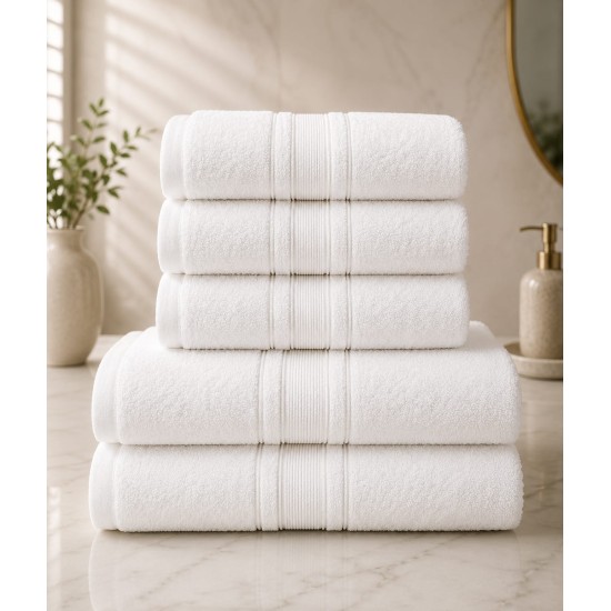   Set Prosoape Lux Prestige 650 GSM – 3 Medii & 2 Mari