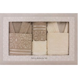  Set Premium "Răsfăț în Familie" – 6 Piese din Bumbac 100% Natural, Cutie Cadou