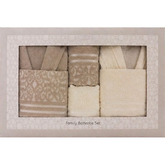  Set Premium "Răsfăț în Familie" – 6 Piese din Bumbac 100% Natural, Cutie Cadou