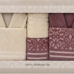  Set Premium "Răsfăț în Familie" – 6 Piese din Bumbac 100% Natural, Cutie Cadou