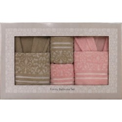  Set Premium "Răsfăț în Familie" – 6 Piese din Bumbac 100% Natural, Cutie Cadou