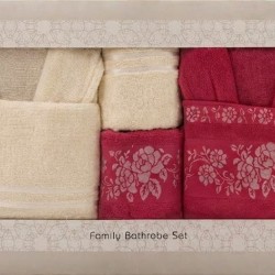 Set Premium "Răsfăț în Familie" – 6 Piese din Bumbac 100% Natural, Cutie Cadou