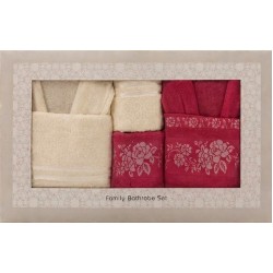  Set Premium "Răsfăț în Familie" – 6 Piese din Bumbac 100% Natural, Cutie Cadou