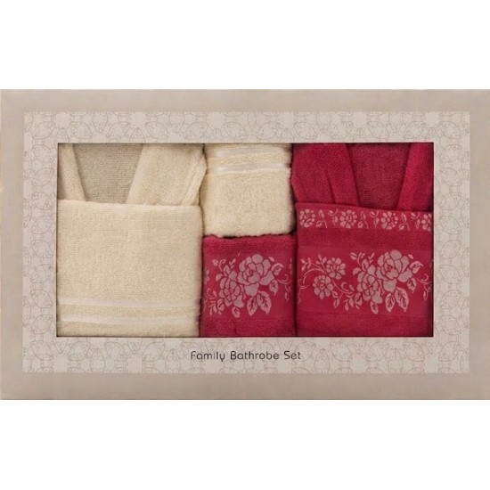  Set Premium "Răsfăț în Familie" – 6 Piese din Bumbac 100% Natural, Cutie Cadou