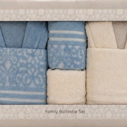  Set Premium "Răsfăț în Familie" – 6 Piese din Bumbac 100% Natural, Cutie Cadou