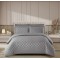                                                  Lenjerie 4 piese  pat dublu cearceaf cu elastic Editie Speciala