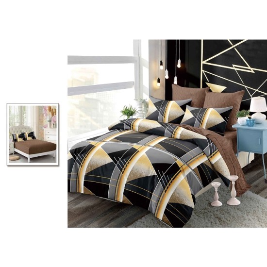 Lenjerie De Pat Finet 6 Piese Pat Dublu Cearceaf cu Elastic Lenjerie De Pat Finet 6 Piese Pat Dublu Cearceaf cu Elastic