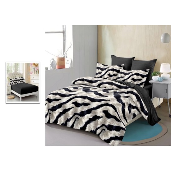 Lenjerie De Pat Finet 6 Piese Pat Dublu Cearceaf cu Elastic Lenjerie De Pat Finet 6 Piese Pat Dublu Cearceaf cu Elastic