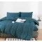                                                 Lenjerie 4 Piese Bumbac Tricotat Premium Pat Dublu Cearceaf cu Elastic