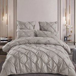                                      Lenjerie de Pat Dublu Finet 6 Piese Cearceaf cu elastic