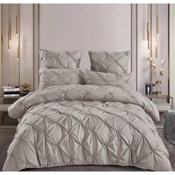                                      Lenjerie de Pat Dublu Finet 6 Piese Cearceaf cu elastic