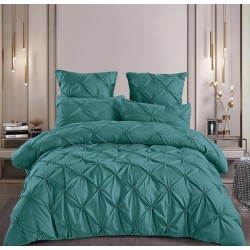                                      Lenjerie de Pat Dublu Finet 6 Piese Cearceaf cu elastic