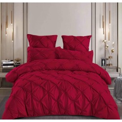                                            Lenjerie de Pat Dublu Finet 6 Piese Cearceaf cu elastic