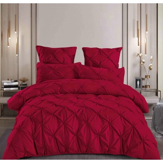                                      Lenjerie de Pat Dublu Finet 6 Piese Cearceaf cu elastic