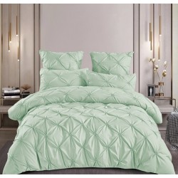                                      Lenjerie de Pat Dublu Finet 6 Piese Cearceaf cu elastic