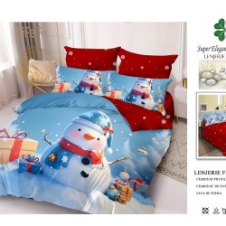                                                      Lenjerie de Pat 6 Piese Finet - Colecția Magică de Crăciun