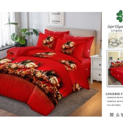                                                     Lenjerie de Pat 6 Piese Finet - Colecția Magică de Crăciun