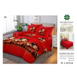                                                     Lenjerie de Pat 6 Piese Finet - Colecția Magică de Crăciun