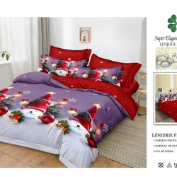                                                     Lenjerie de Pat 6 Piese Finet - Colecția Magică de Crăciun