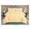                                                      Lenjerii de pat 4 Piese Broderie Cearceaf cu Elastic