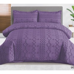                                                      Lenjerii de pat 4 Piese Broderie Cearceaf Normal
