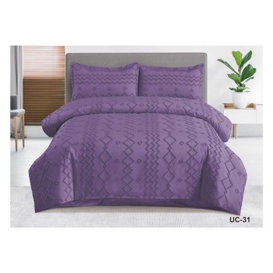                                                      Lenjerii de pat 4 Piese Broderie Cearceaf Normal