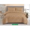                                          Lenjerii de pat 4 Piese Broderie Cearceaf cu Elastic