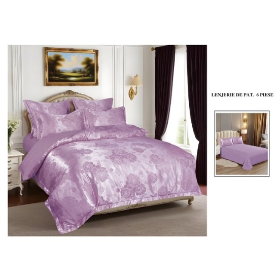                         Lenjerie de Pat Colecția Palais Royal Home – Set 6 Piese, Pat Matrimonial